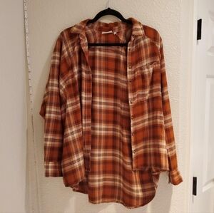 Orange Fall Flannel